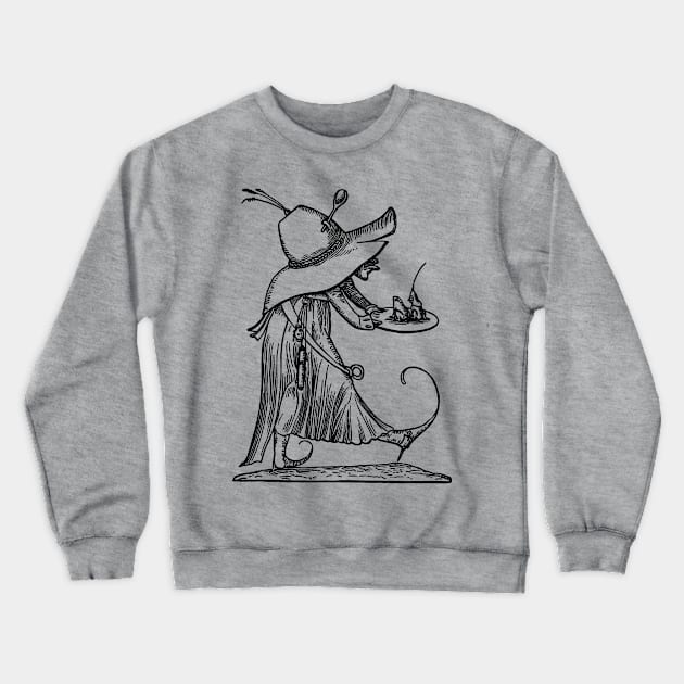 Grotesque #78 The Drolatic Dreams of Pantagruel (1565) Crewneck Sweatshirt by n23tees